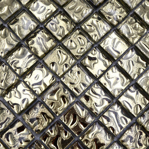 Kolor złoty E3 połysk mozaika szklana