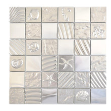 Załaduj obraz do przeglądarki galerii, Mozaika mix kolor mix srebrny połysk T 449
