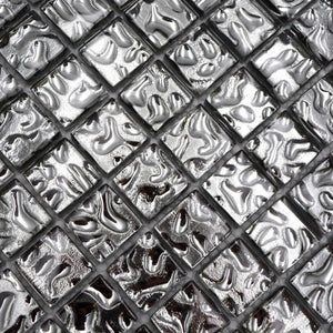 Kolor srebrny B6 połysk mozaika szklana