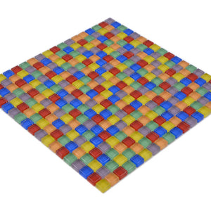 Mozaika szklana kolor mix wielokolorowy połysk T 605