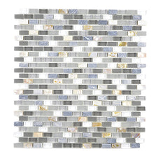 Załaduj obraz do przeglądarki galerii, Mozaika mix kolor mix szary połysk T 454
