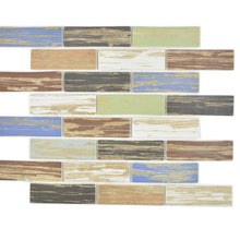 Załaduj obraz do przeglądarki galerii, Mozaika szklana kolor mix wielokolorowy mat T 536
