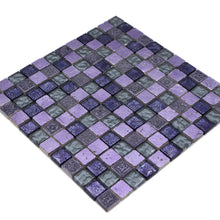 Załaduj obraz do przeglądarki galerii, Mozaika mix kolor purpurowy połysk T 463
