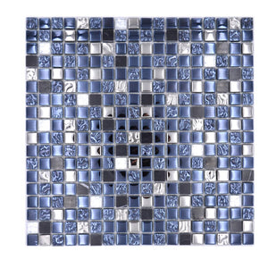 Mozaika mix kolor mix czarny srebrny połysk T 445