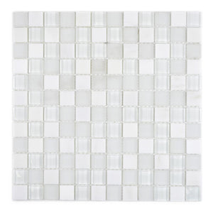 Mozaika mix kolor biały mat T 417