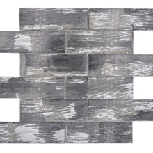 Załaduj obraz do przeglądarki galerii, Kolor mix czarny srebrny B2 połysk mozaika szklana
