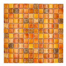 Załaduj obraz do przeglądarki galerii, Kolor pomarańczowy V3 połysk mozaika szklana
