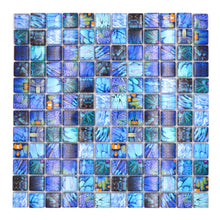 Załaduj obraz do przeglądarki galerii, Kolor niebieski Y2 połysk mozaika szklana
