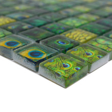 Załaduj obraz do przeglądarki galerii, Kolor zielony F3 połysk mozaika szklana
