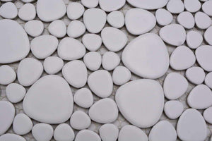 Mozaika ceramiczna kolor biały mat T17