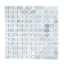 Załaduj obraz do przeglądarki galerii, Mozaika kamienna - marmur kolor jasny szary mat T 277

