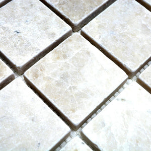 Mozaika kamienna - marmur kolor kość słoniowa mat T 292