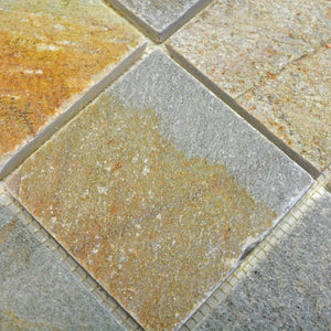 Mozaika kamienna - kwarcyt kolor mix beżowy szary mat T 215
